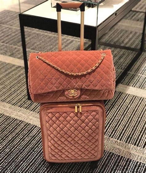 pink velvet chanel travel bag|velvet chanel bags for women.